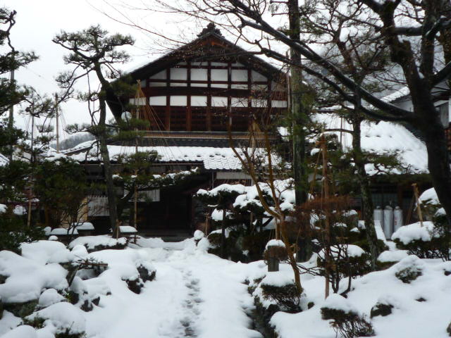 雪景色　店